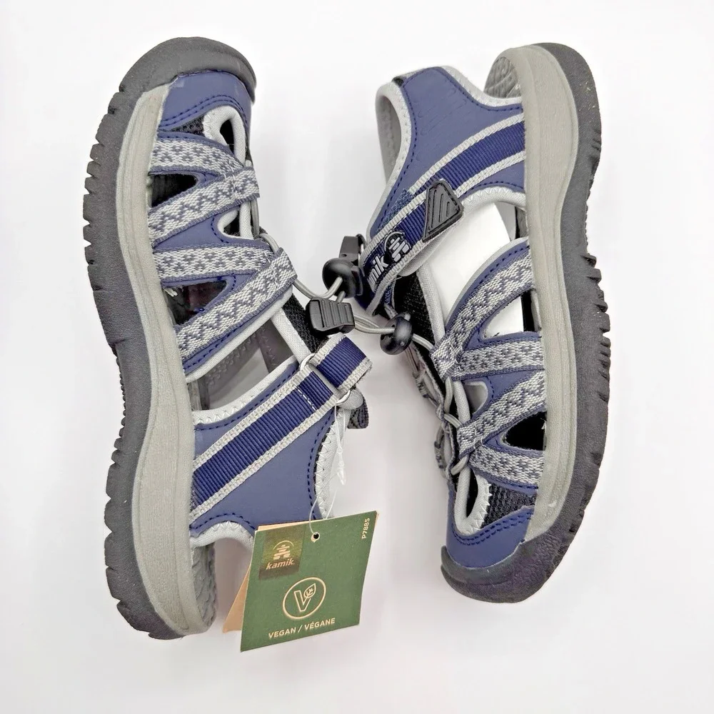 Kamik  Islander 2 Women's 5 Navy Marine Blue Sandals -‎ HK2249 Hiking Outdoors